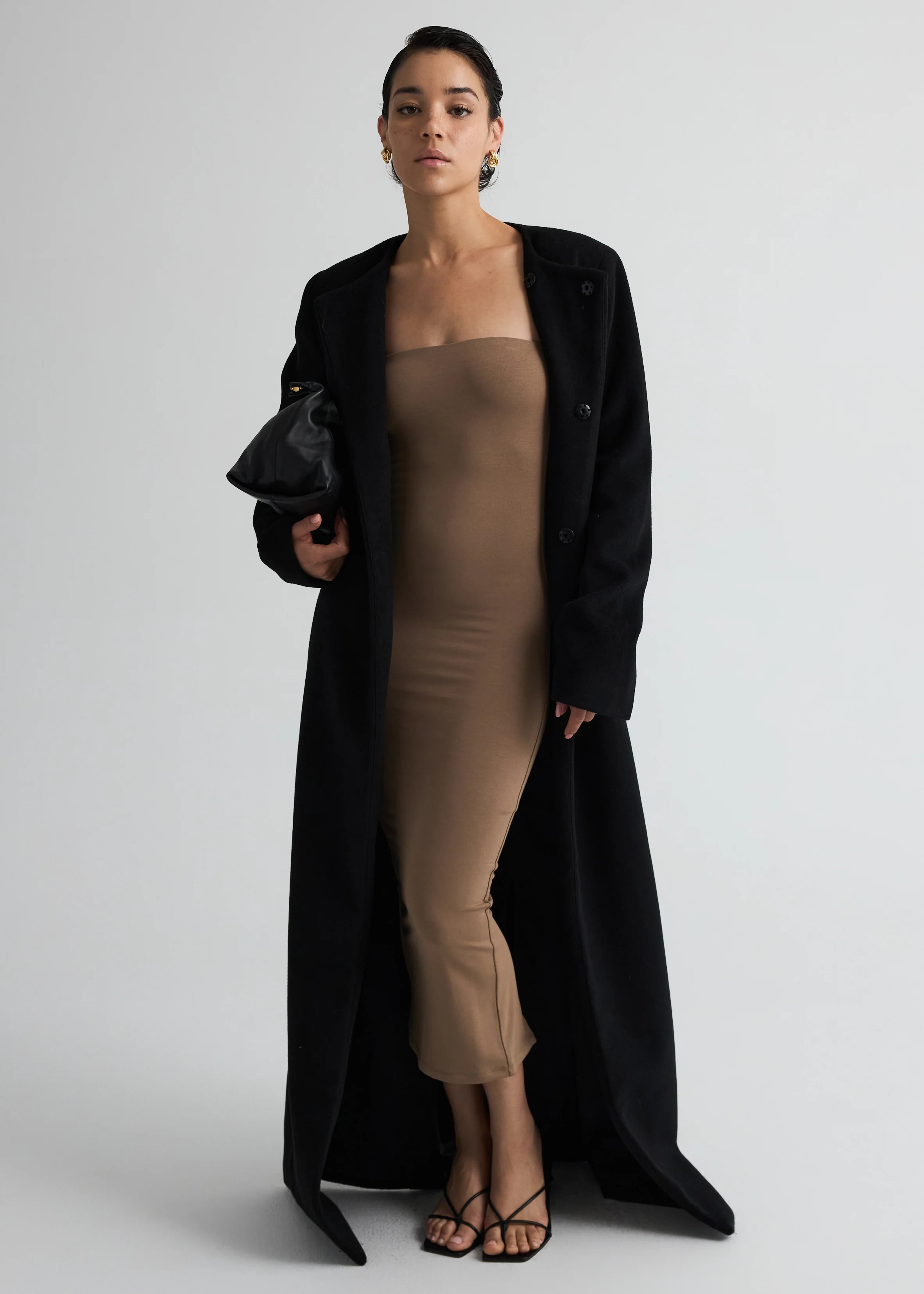 Strapless Midi Dress