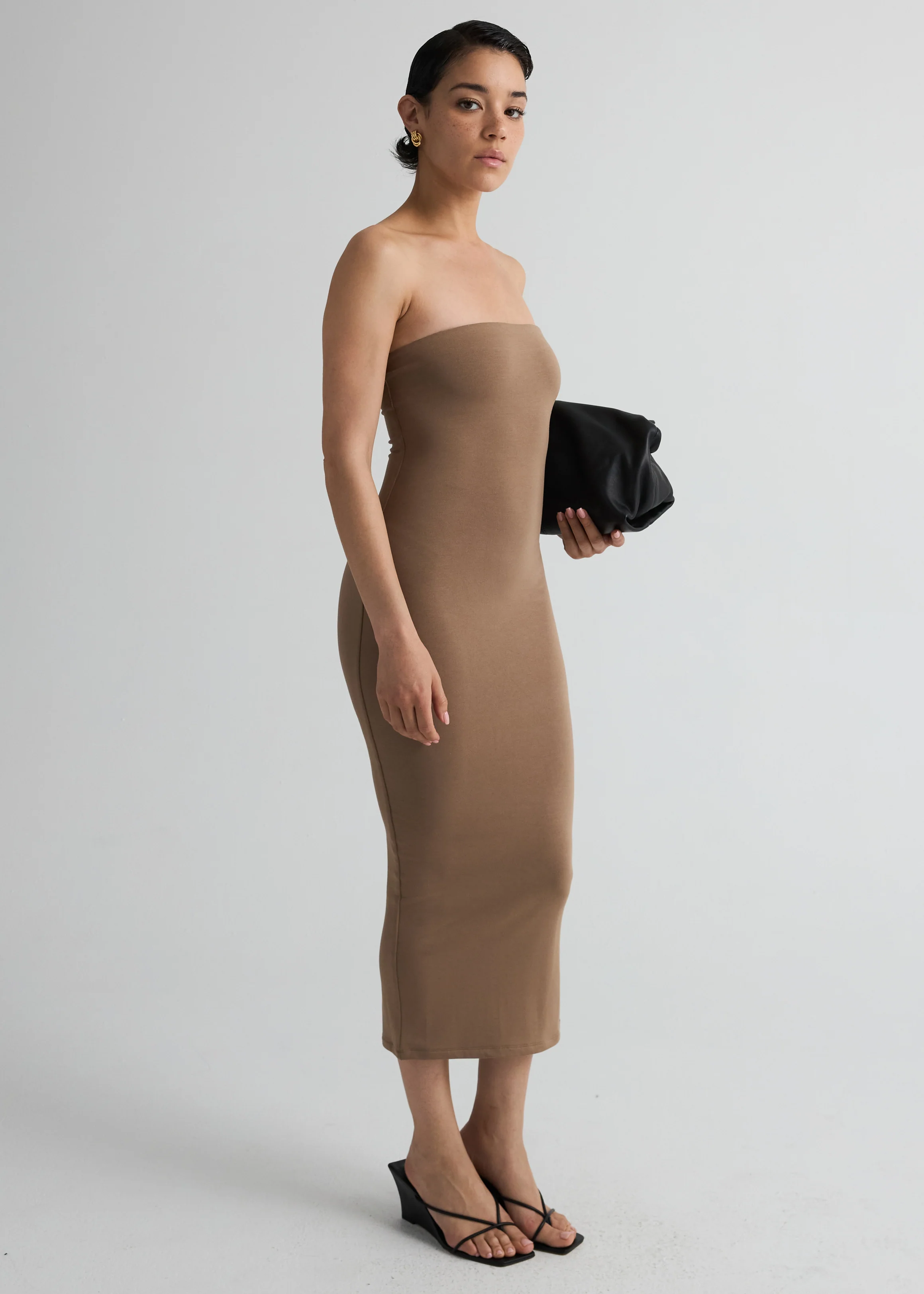 Strapless Midi Dress - Image 5